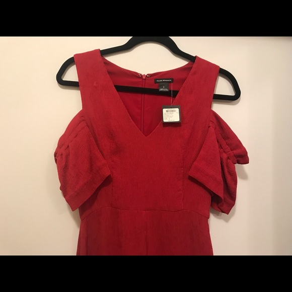 Club Monaco Eye-Catching Red Jumpsuit - Picture 4 of 6